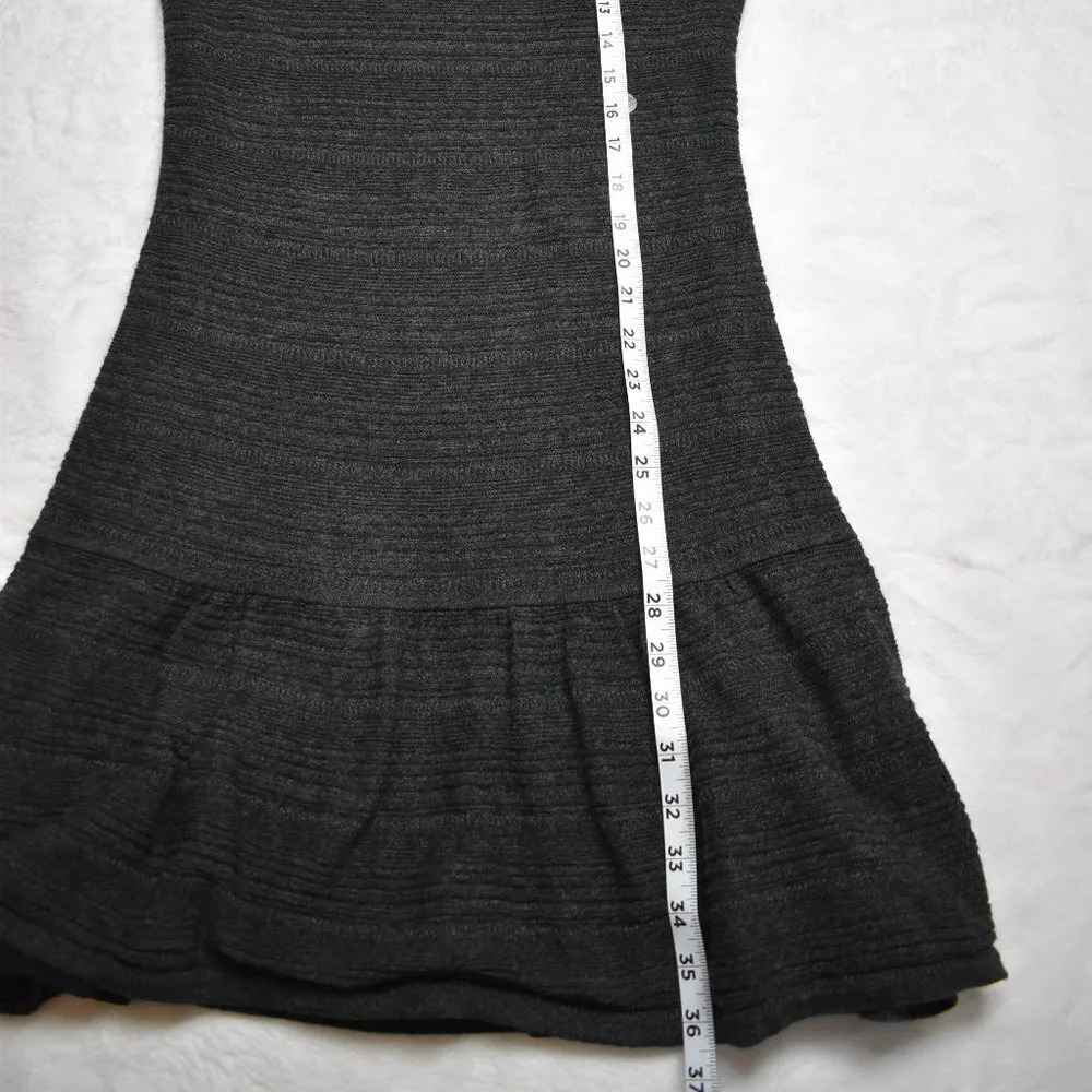American Eagle Dress Knit Mini Sz M Pullover Minimalist Neutral Preppy - Picture 12 of 16